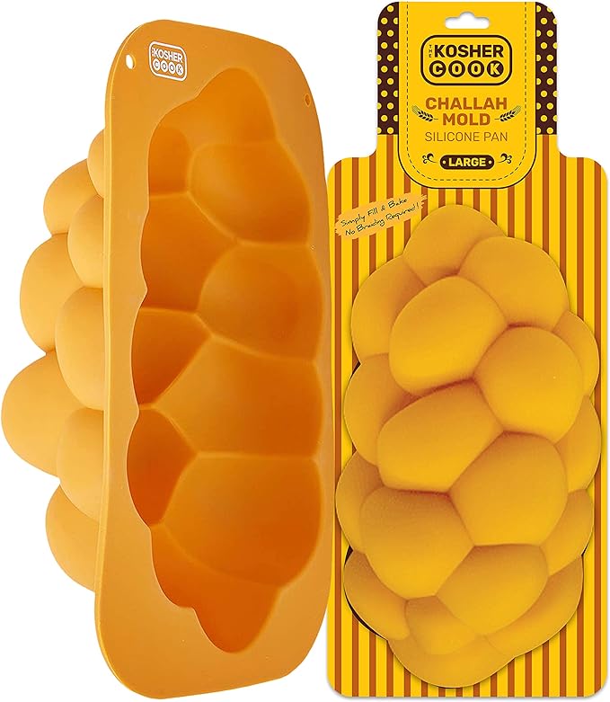 Silicone Challah Braid Bread Mold Bakeware, Perfect Kosher Challah