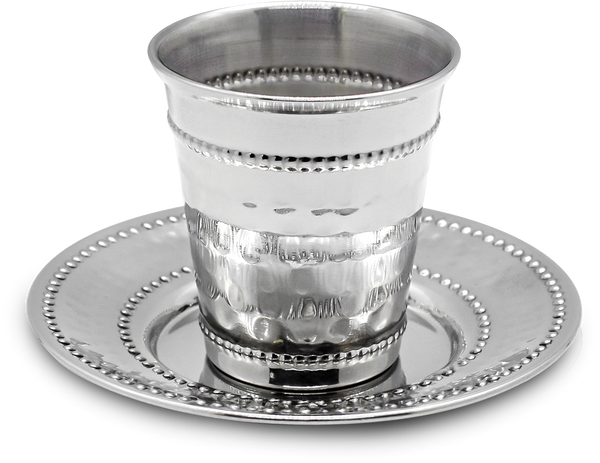 The Kosher Cook Silver Plated Kiddush Cup Small