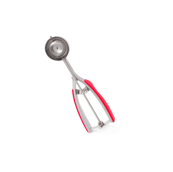 Millvado - Stainless Steel Scooper, Soft Grip Handles, Medium 1.9", 1.4 oz Assorted Colors