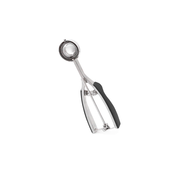 Millvado - Stainless Steel Scooper, Soft Grip Handles, Medium 1.9", 1.4 oz Assorted Colors