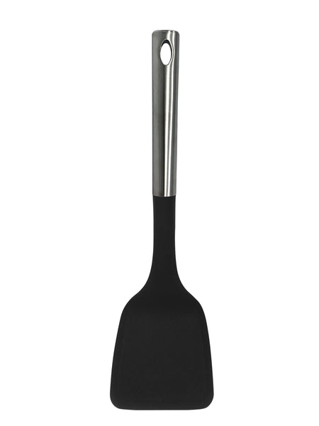Millvado - Nylon Utensils SS Handle, Solid Turner, 13.5'' Assorted Colors