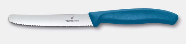 Victorinox Swiss Classic Paring Knife With Serrated Edge, Round Point Assorted Colors