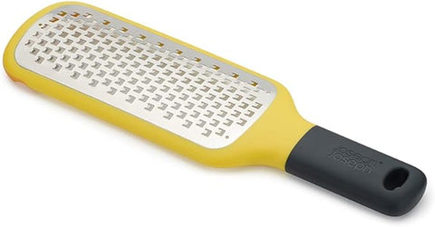 Joseph Joseph GripGrater Paddle Grater with Easy-Grip Handle, Stainless-Steel Blades, One Size, Yellow