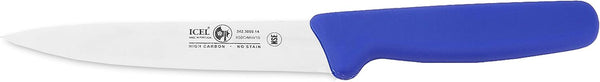 Icel 5 1/2-inch Stiff Boning Knife, Extra Wide Straight Blade Assorted Colors