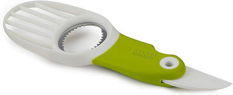 Joseph Joseph GoAvocado 3-in-1 Avocado Slicer, Green