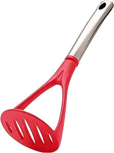 Millvado - Nylon Utensils SS Handle, Potato Masher, 11'' Assorted Colors