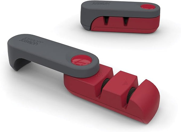 Joseph Joseph Rota Folding Knife Sharpener and Honer, Red