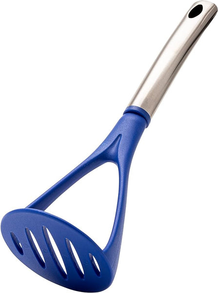 Millvado - Nylon Utensils SS Handle, Potato Masher, 11'' Assorted Colors