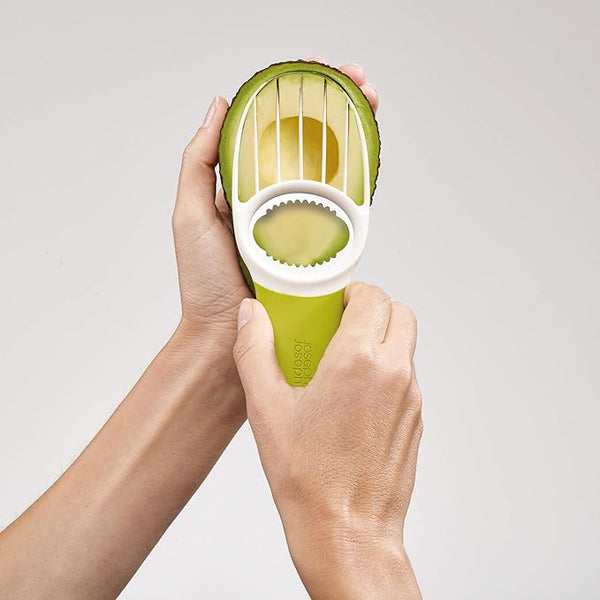 Joseph Joseph GoAvocado 3-in-1 Avocado Slicer, Green