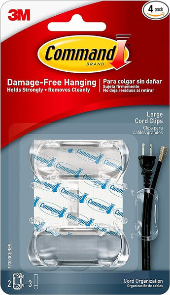 Command Decorate Damage-Free, Large, 4 Pack