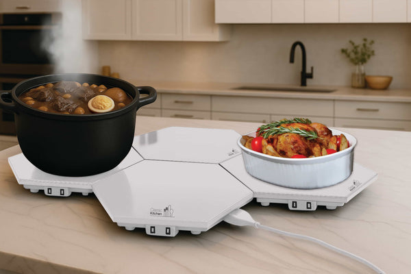 CLASSIC KITCHEN 2 WHITE SET PLATAS