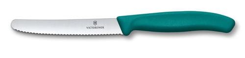 Victorinox Swiss Classic Paring Knife With Serrated Edge, Round Point Assorted Colors