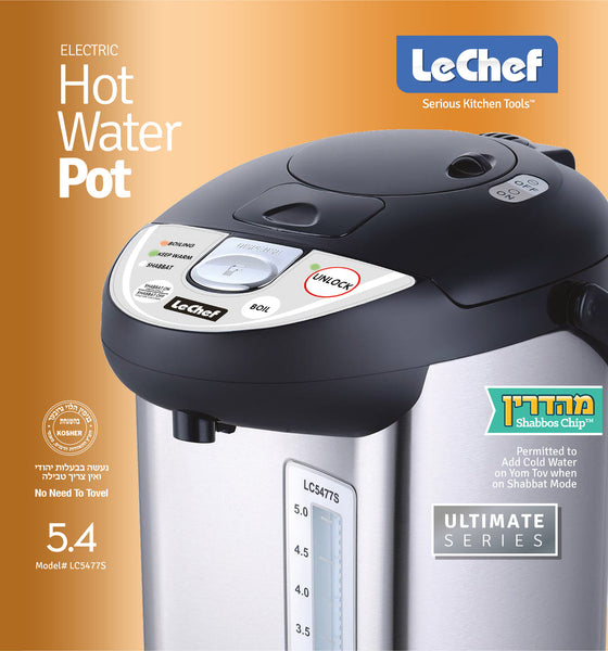 LE'CHEF ELECTRIC HOT WATER POT 5.4 QT