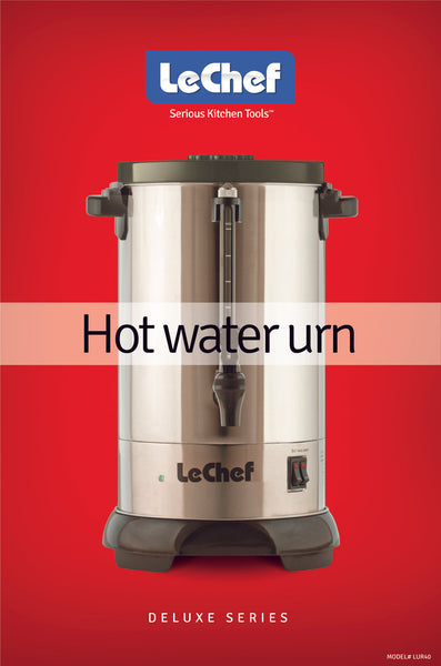 LE'CHEF ELECTRIC HOT WATER URN 40 CUP