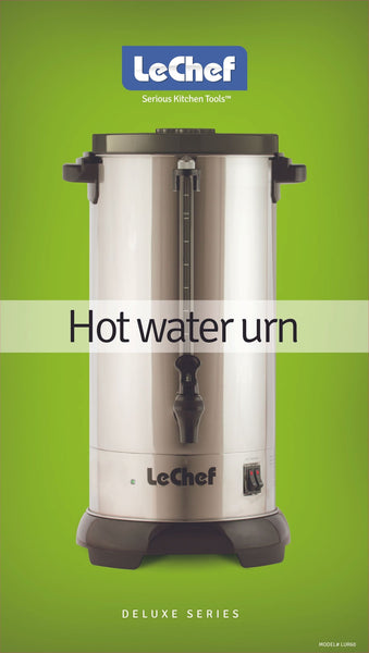 LE'CHEF ELECTRIC HOT WATER URN 60 CUP