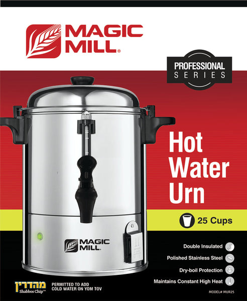 MAGIC MILL DOUBLE INSULATED HOT WATER URN 25 CUP