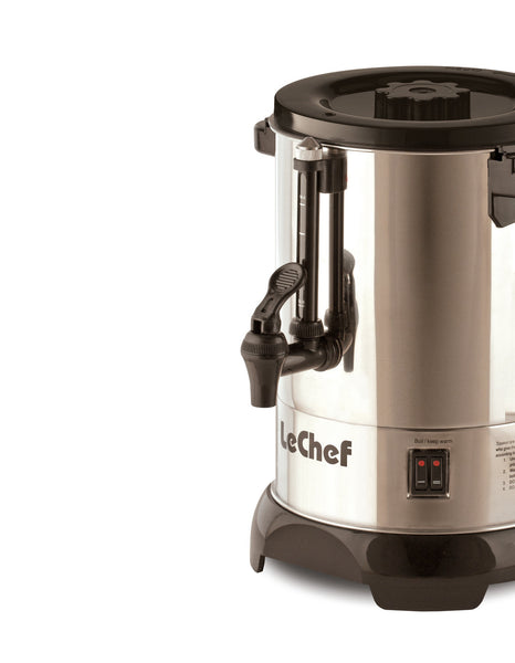 LE'CHEF ELECTRIC HOT WATER URN 30 CUP