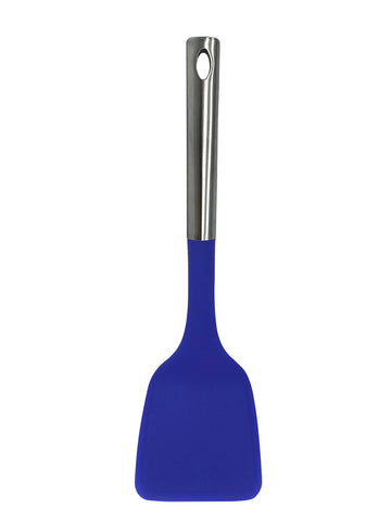 Millvado - Nylon Utensils SS Handle, Solid Turner, 13.5'' Assorted Colors