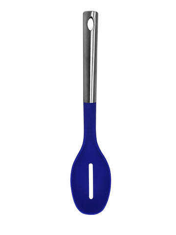 Millvado - Nylon Utensils SS Handle, Slotted Spoon, 13.5'' Assorted Colors