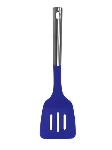 Millvado - Nylon Utensils SS Handle, Slotted Turner, 13.5'' Assorted Colors