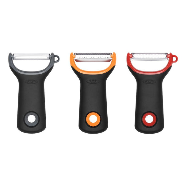 OXO 3-Piece Prep Peeler Set, Assorted Blades
