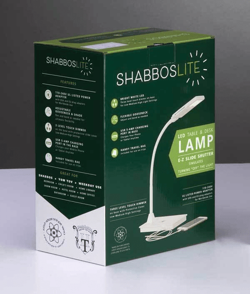 Table Shabboslite with USB Charging Port