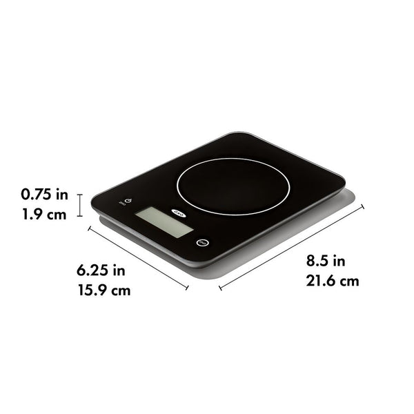 OXO Everyday Glass Food Scale 11lbs/5kg